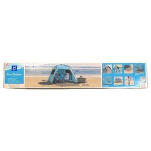 Member's Mark Instant Sun Shelter, 36 Square Foot Shade Area, Milky Blue